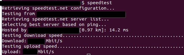 How to run Internet speed tests via command line