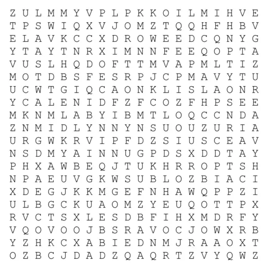 cloud computing word search puzzle