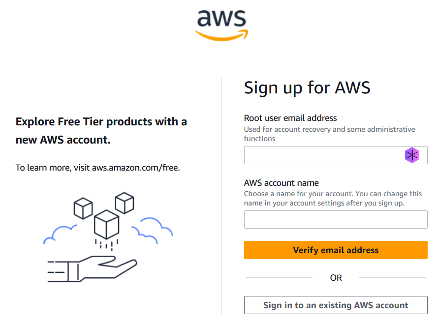 How to create an Amazon Web Services account